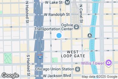 Map image of the property - 625 W Madison St