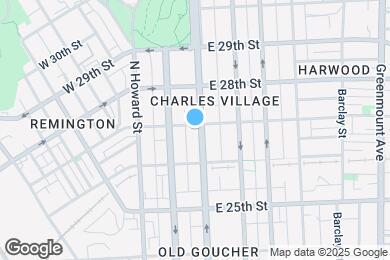 Map image of the property - 2644 N Charles St