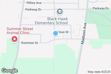 Map image of the property - 1316 Koestner St