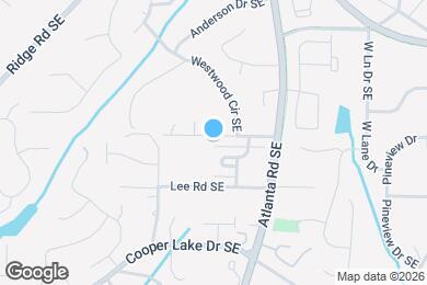 Map image of the property - 2058 Westwood Rd SE