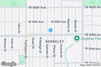 Map image of the property - 4027 W 44th Ave