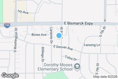 Map image of the property - 1116 S 3rd St