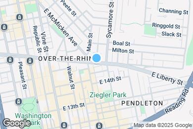 Map image of the property - 215 E Liberty St