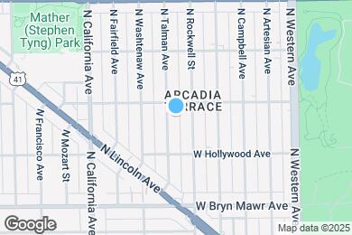 Map image of the property - 5749 N Talman Ave