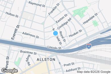 Map image of the property - 2 Alcott St