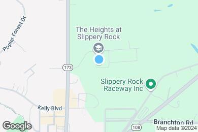 Map image of the property - The Heights at Slippery Rock