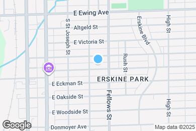 Map image of the property - 317 E Irvington Ave