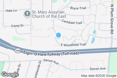 Map image of the property - 521 N Woodfield Trl