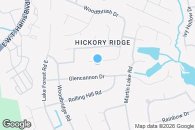 Map image of the property - 6701 Woodthrush Dr