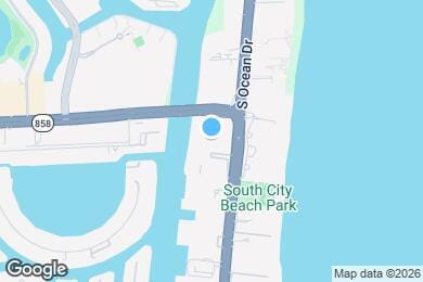 Map image of the property - 1817 S Ocean Dr
