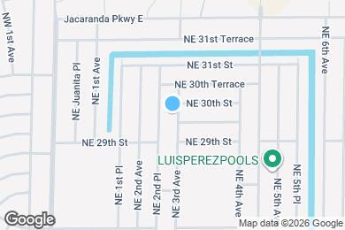 Map image of the property - 2920 NE 3rd Ave