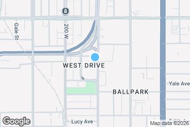 Map image of the property - 1012 S W Temple St