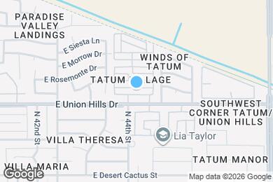 Map image of the property - 4374 E Renee Dr