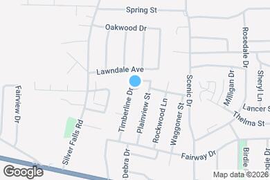 Map image of the property - 612 Timberline Dr