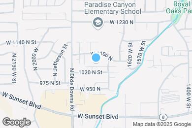 Map image of the property - 1045 N 1725 W