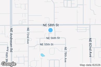 Map image of the property - 5615 NE 75th Ave