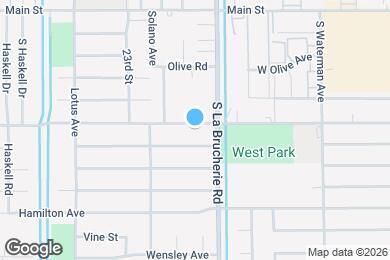 Map image of the property - 2091 W Orange Ave