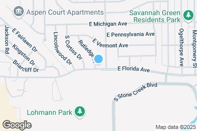 Map image of the property - 2006 E Florida Ave