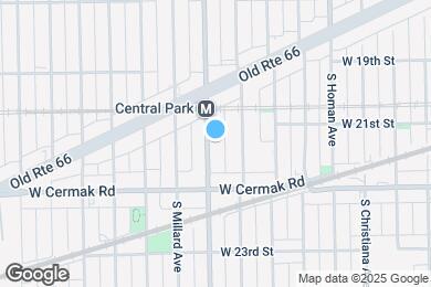 Map image of the property - 2115 S Central Park Ave