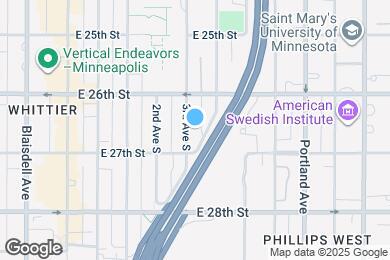 Map image of the property - 2629 3rd Ave S