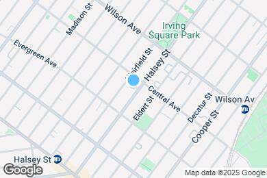 Map image of the property - 1129 Halsey St