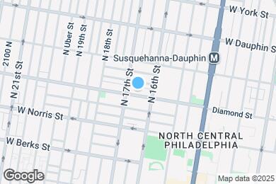 Map image of the property - 1625 W Diamond St