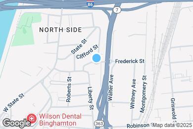 Map image of the property - 40 Frederick St