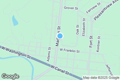 Map image of the property - 204 Madison St