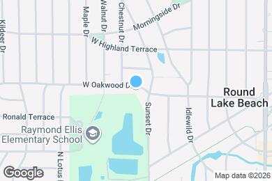 Map image of the property - 611 W Oakwood Dr