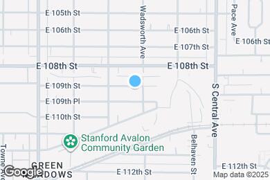 Map image of the property - 846 E 109th St