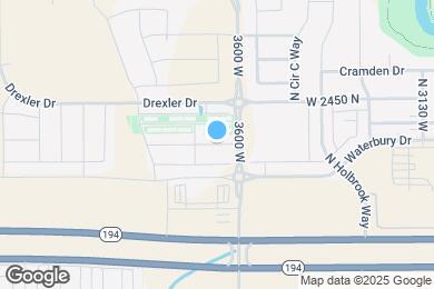 Map image of the property - 3740 W 2380 N