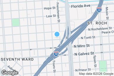 Map image of the property - 2165 N Tonti St