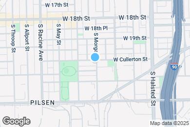 Map image of the property - 1001 W Cullerton St