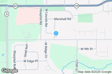 Map image of the property - 732 E Lincoln Rd