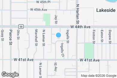 Map image of the property - 6275 W 42nd Ave
