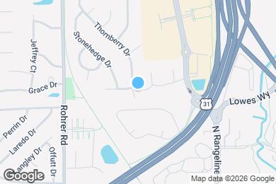 Map image of the property - 525 Thornberry Dr