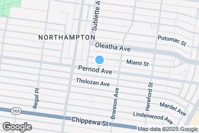 Map image of the property - 5249 Pernod Ave
