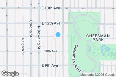Map image of the property - 1090 N Lafayette St