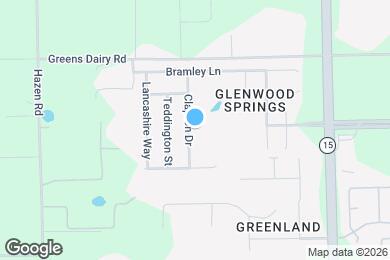 Map image of the property - 1521 Clapton Dr