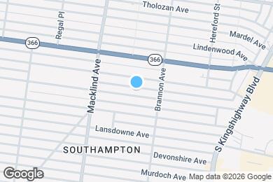 Map image of the property - 5239 Bancroft Ave