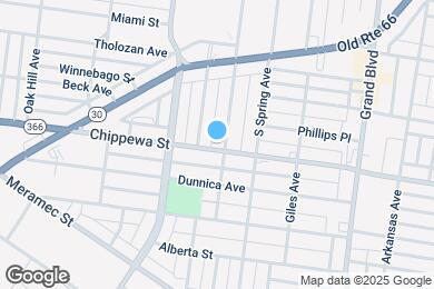 Map image of the property - 3741 Bamberger Ave