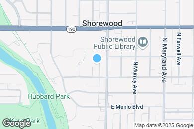 Map image of the property - 3824 N Bartlett Ave