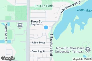 Map image of the property - 3154 Macdonald Drive Clearwater FL