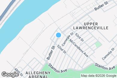 Map image of the property - 5222 Butler St