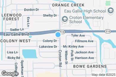 Map image of the property - 2084 Colony Dr