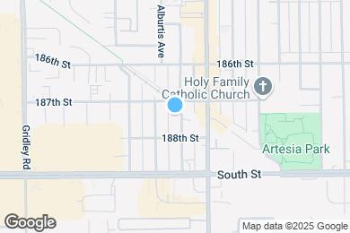 Map image of the property - 18717 1/2 Corby Ave