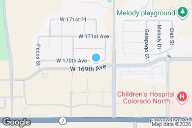 Map image of the property - 1140 W 170th Ave
