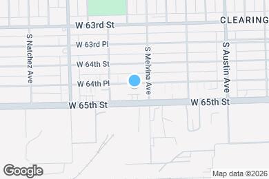 Map image of the property - 6225 W 64th Pl