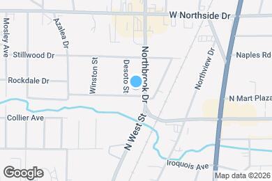 Map image of the property - 214 Wilshire Ave