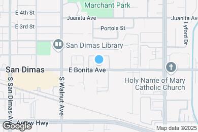 Map image of the property - eaves San Dimas